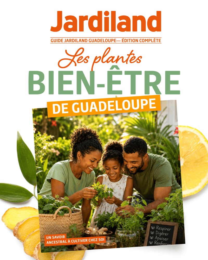 Guide gratuit « Les plantes bien-être de Guadeloupe » — Jardiland Guadeloupe