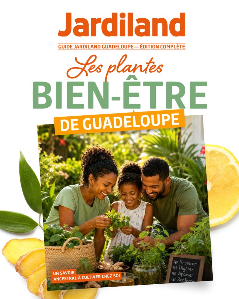 Guide gratuit « Les plantes bien-être de Guadeloupe » (édition complète) — Jardiland Guadeloupe